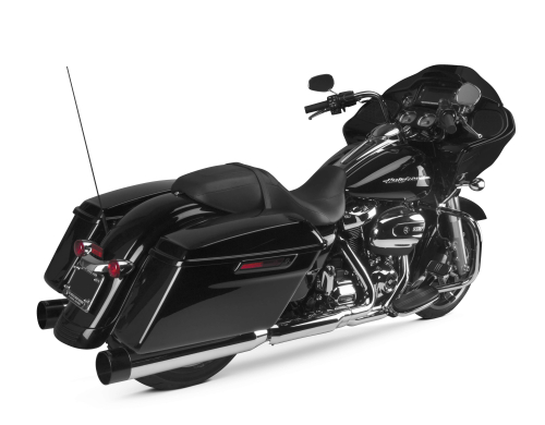 Two Brothers Racing - Two Brothers Racing Dual Slip-Ons - Chrome w/ Black Aluminum Tip - 005-4560499D