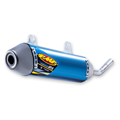 FMF Racing - FMF Racing Powercore 2.1 Shorty Silencer - Titanium - 025214