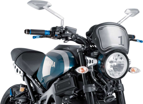 PUIG - PUIG Retro Front Plate - Matte Black - 9168J