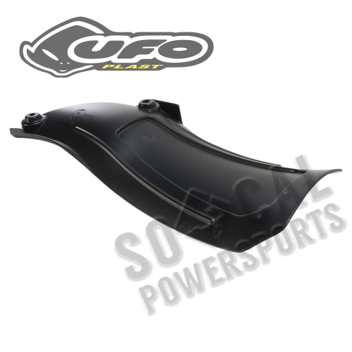 UFO Plastics - UFO Plastics Rear Shock Mud Plate - Black - KT04064-001
