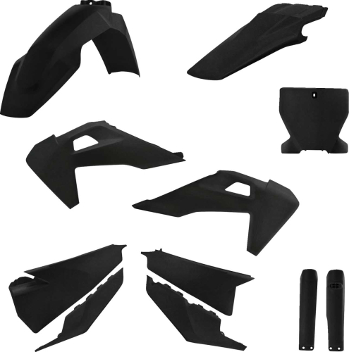 Acerbis - Acerbis Full Plastic Kit - Black Metallic - 2726557440