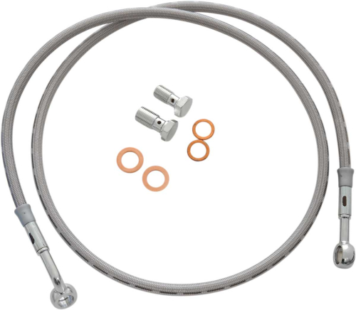 Goodridge - Goodridge Front OEM-Style DOT/TUV Brake Line Kit - Stock Length - HD9209-D