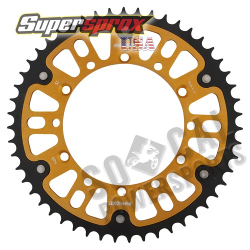 Supersprox - Supersprox Stealth Rear Sprocket - 51T - RST-460-51-GLD