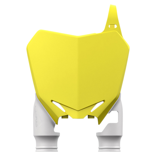 Acerbis - Acerbis Raptor Front Number Plate - Yellow/White - 2527391182