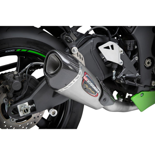 Yoshimura - Yoshimura Alpha T Race Series 3/4 Works Finish Exhaust System - Stainless Steel Muffler - Carbon End Cap - 14182CP520