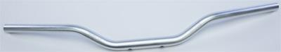 Forbidden Motorcycles - Forbidden Motorcycles 1-1/8in. Moto Style Handlebar with 1in. Ends - Silver - HJ2017HB-001SL