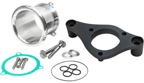 Feuling - Feuling 3in. Velocity Stacks with Backing Plates - Black Backing Plate - 5401