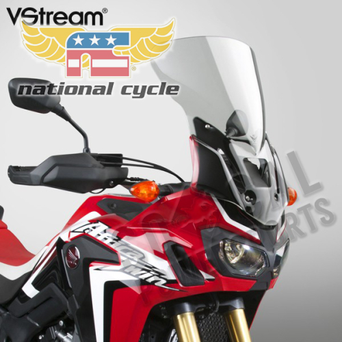 National Cycle - National Cycle VStream Windshield - 20.25in. - Poly/FMR/Light Tint - N20058