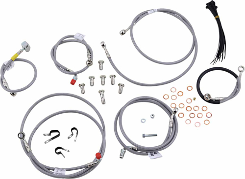 Galfer Brakes - Galfer Brakes Sportbike Stainless Steel Hydraulic Brake Line - FK003D873-6