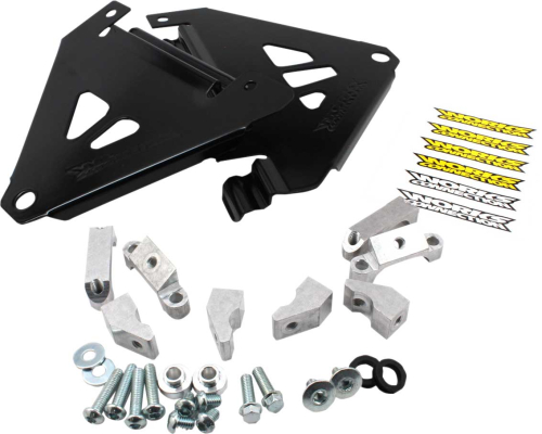 Works Connection - Works Connection Radiator Brace - Black - 18-B198