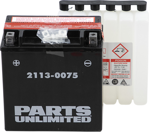 Parts Unlimited - Parts Unlimited AGM Maintenance-Free Battery - CTX20CH-BS