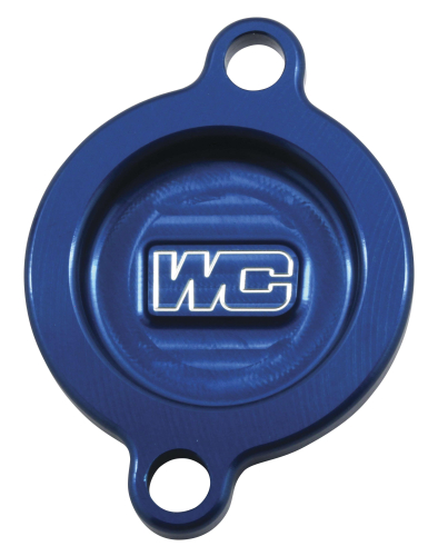 Works Connection - Works Connection Oil Filter Cover - Blue - 27-110