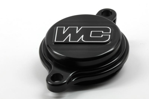 Works Connection - Works Connection Oil Filter Cover - Black - 27-155