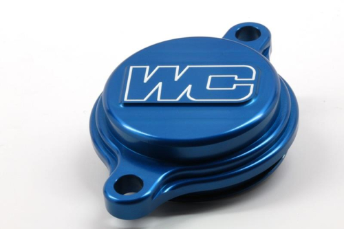 Works Connection - Works Connection Oil Filter Cover - Blue - 27-145