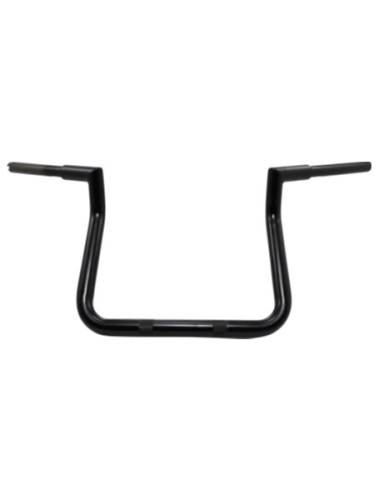 LA Choppers - LA Choppers 1-1/4in. Twin Peak Handlebar - 10in. - Black - LA-7368-10B