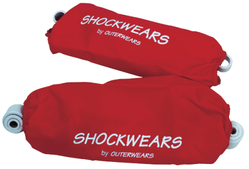 Outerwears - Outerwears Shockwears Shock Cover - Rear/Red - 30-1011-03