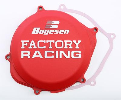 Boyesen - Boyesen Factory Clutch Cover - Red - CC-06AR
