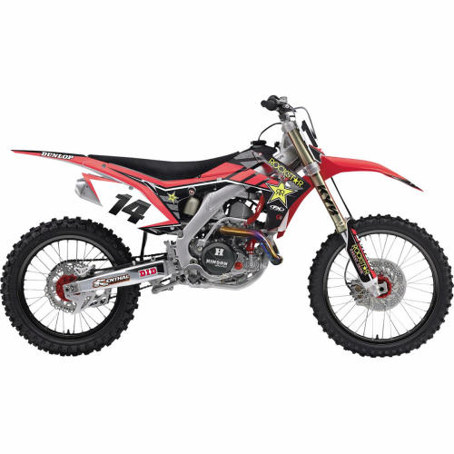Factory Effex - Factory Effex Rockstar 2016 Shroud Graphics Kit - Red - 1914334