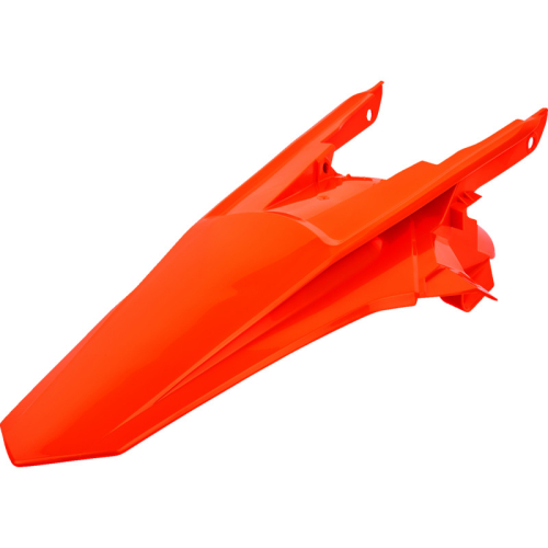 Polisport - Polisport Rear Fender with Side Panels - Fluorescent Orange - 8595500006