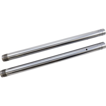 Custom Cycle - Custom Cycle 43mm Hard Chrome Inverted Fork Tubes - +2in. - 719052
