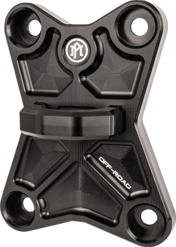 Performance Machine - Performance Machine Radius Rod Plates - Black - 0222-0012-B