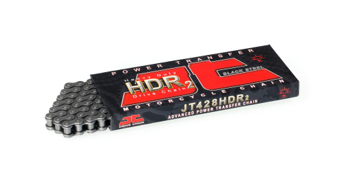 JT Drive Chain - JT Drive Chain 428 HDR Heavy Duty Drive Chain - 102 Links - Natural - JTC428HDR102SL
