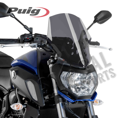 PUIG - PUIG Naked New Generation Touring Windscreen - Dark Smoke - 9667F