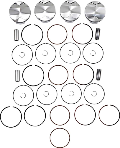 J.E. Pistons - J.E. Pistons FSR Piston Kit - 3.00mm Oversize to 79.00mm, 13.5:1 Compression - 247931
