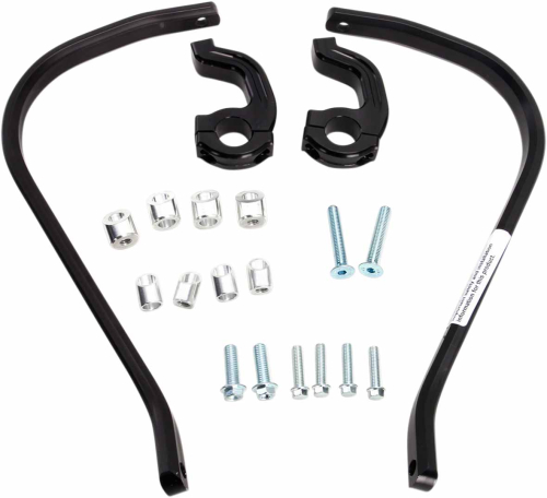 Moose Racing - Moose Racing Standard 7/8in. Contour Handguards - Steel/Aluminum/Alloy - Black - 0635-1491
