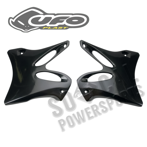 UFO Plastics - UFO Plastics Radiator Covers - Black - YA03846-001