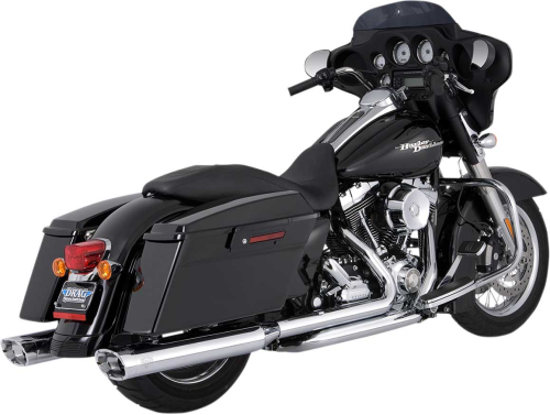 Vance & Hines - Vance & Hines Dresser Duals Head Pipes - Chrome - 16752