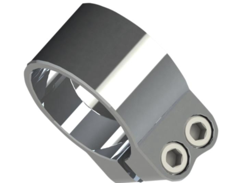 Arlen Ness - Arlen Ness Super Clamp for Slip-On Muffler - 1.75in. - Chrome - 05-941