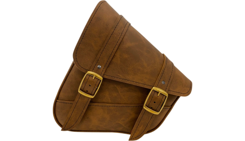 Willie & Max - Willie & Max Brass Monkey Triangulated Swingarm Bag - Brown - 59777-08