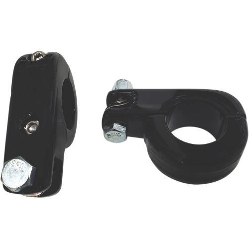 Rivco Products - Rivco Products Heavy-duty Footpeg Clamps - Matte Black - MV225MB