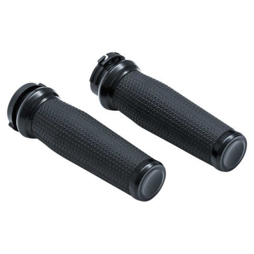 Kuryakyn - Kuryakyn Thresher Grips - Satin Black - 5941