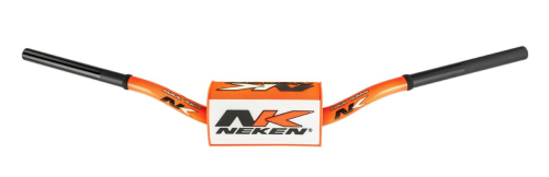 Neken - Neken Aluminum Oversize Handlebars - All Brands (121) - Fluo Orange with White/Orange Pad - R00121C-ORW