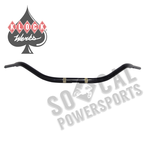 Klock Werks - Klock Werks 1-1/4in. Prairie Handlebar Fit Kit - Black - KWH-04-0335