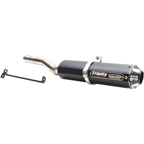 Trinity Racing - Trinity Racing Stage 5 Slip-On - Black Muffler - TR4142SBK