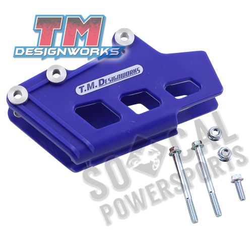 T.M. Designworks - T.M. Designworks Dirt Cross Polifibar Rear Chain Guide Shell - Blue - RCG-SYZ-BU