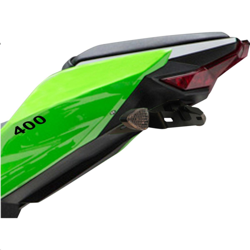 Targa - Targa Tail Kit with LED Turn Signals - Black/Clear - 22-485LED-L