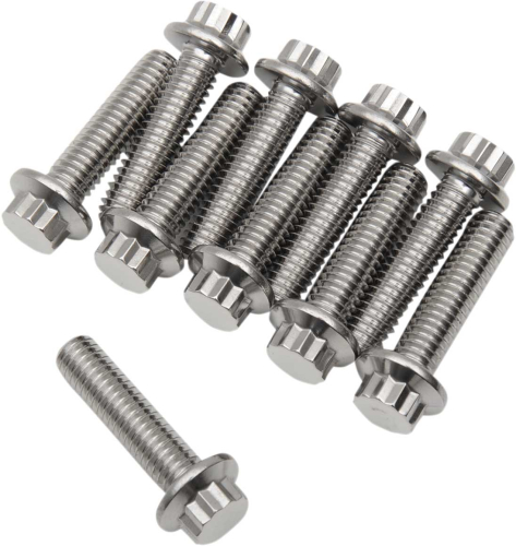 Diamond Engineering - Diamond Engineering 12-Point Stainless Steel Coarse Thread Bolt Refill Packs - 5/16in.-18 x 1 1/4in. - TC0512HP-10