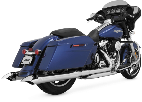 Vance & Hines - Vance & Hines Turndown Slip-Ons - Chrome - 16762