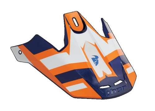 Thor - Thor Visor Kit for Scendit Helmet - Orange/Navy - 0132-0918