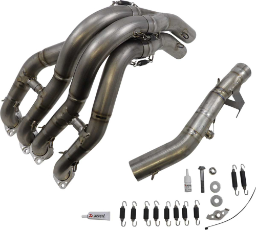 Akrapovic - Akrapovic Optional Headpipe for Slip-On Line Exhaust - Titanium - E-K10E2