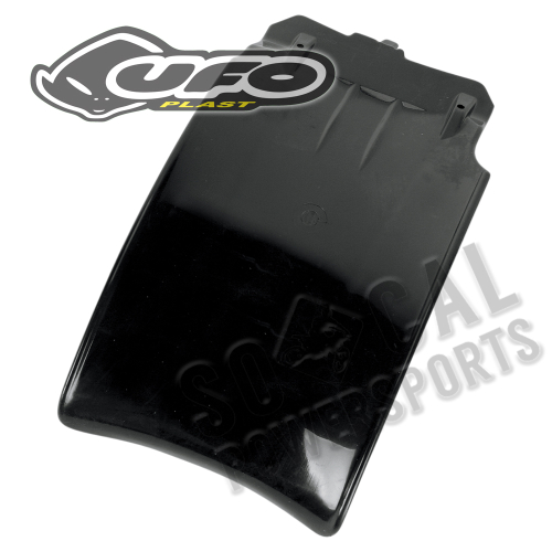 UFO Plastics - UFO Plastics Rear Shock Mud Plate - Black - KT04020-001