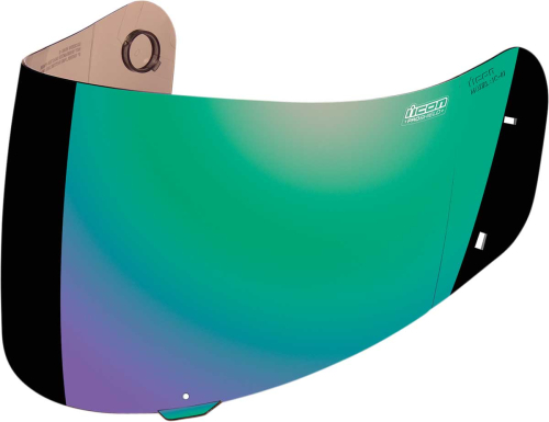 Icon - Icon Helmet Pro Shield - Fog Free - Green - 0130-0393