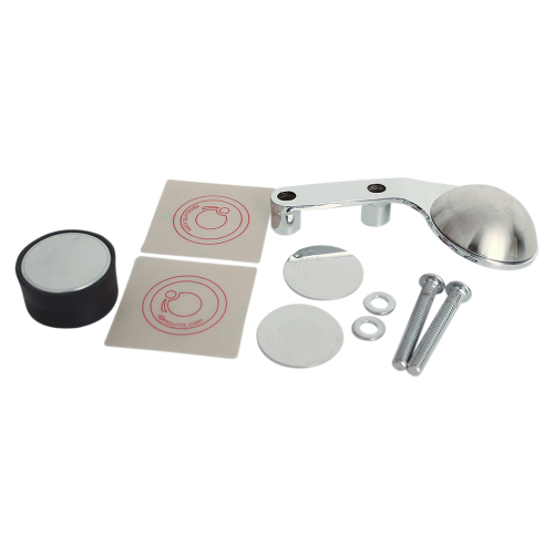 Klock Werks - Klock Werks iOmounts Handlebar Perch Mount Kit - Left Hand - Chrome - KWD-01-0380