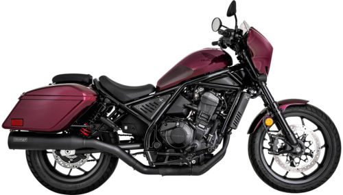 Vance & Hines - Vance & Hines Hi-Output Slip-On Mufflers - Black - 48427
