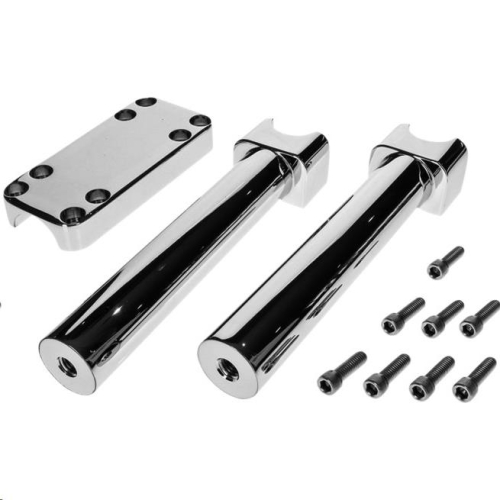 Wild 1 - Wild 1 1-1/4 Savage Riser/Clamp Kit - Chrome - WO910