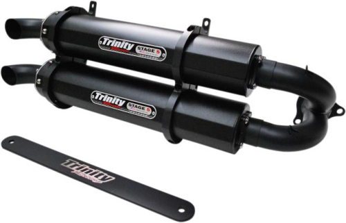 Trinity Racing - Trinity Racing Stage 5 Dual Exhaust System - Cerakote Finish - TR-4152S-CB